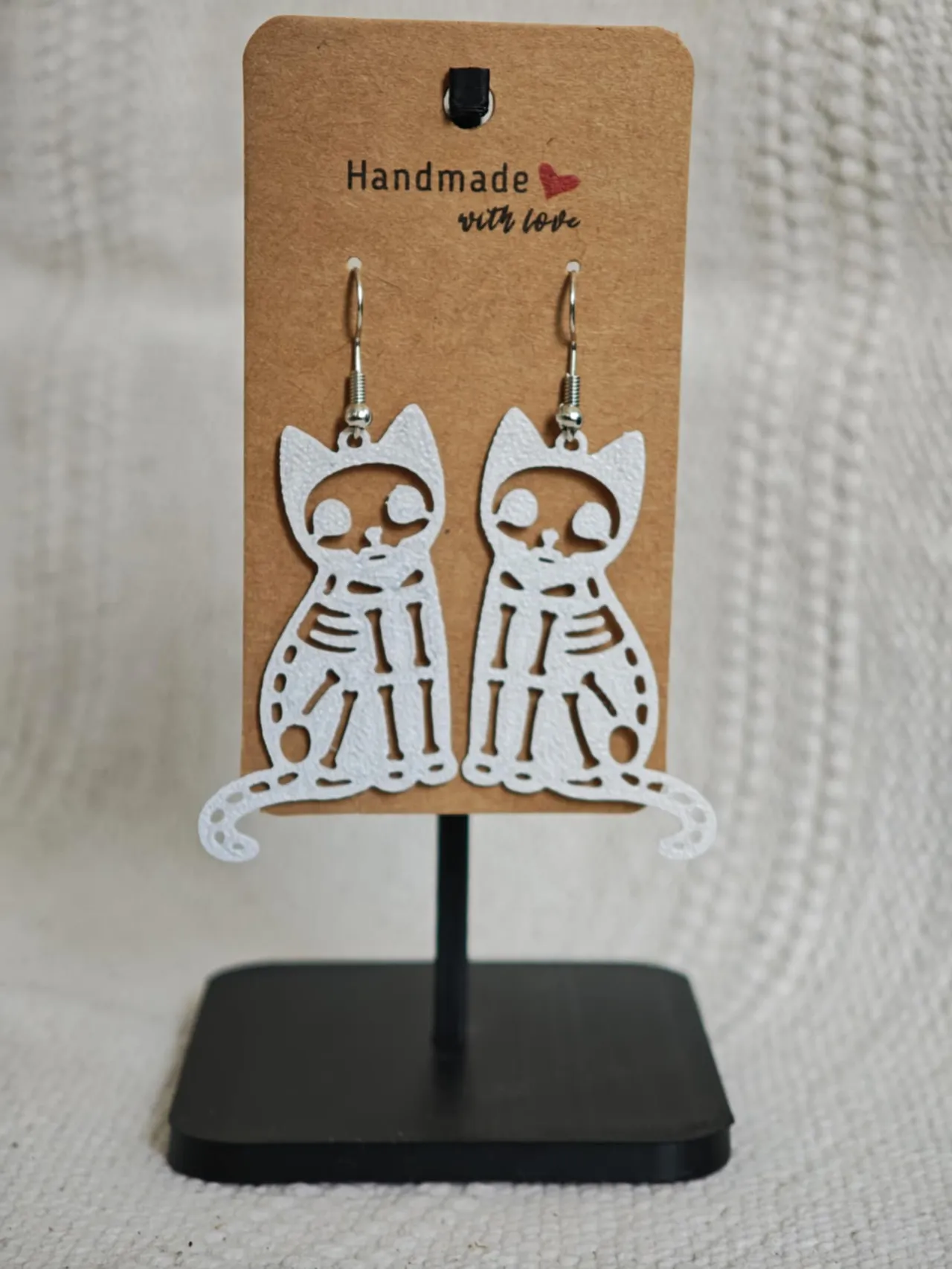 Halloween Cat Earrings view 4