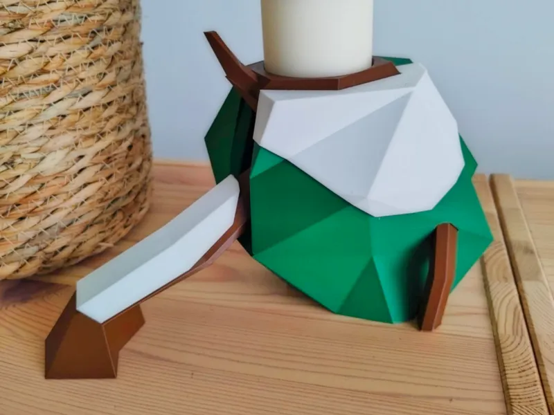 Low Poly Candlestick for all seasons