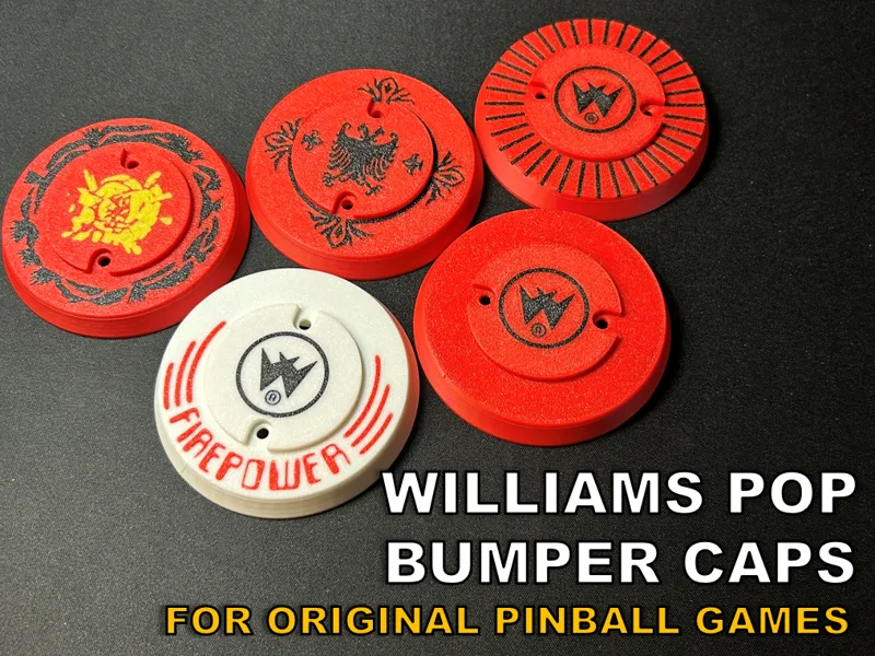 Williams Pinball Pop Bumper Caps