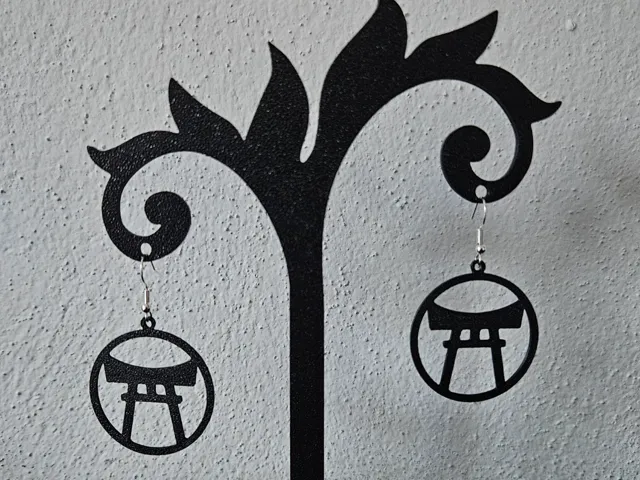 earrings japan gate Torii