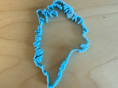 Greenland country outline