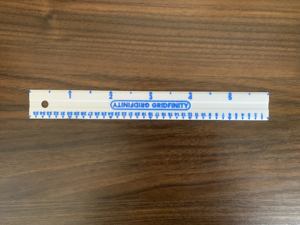 Grifinity Ruler Print Gridfinity Ruler (6 Units Long) - Free 3D Print Model - MakerWorld