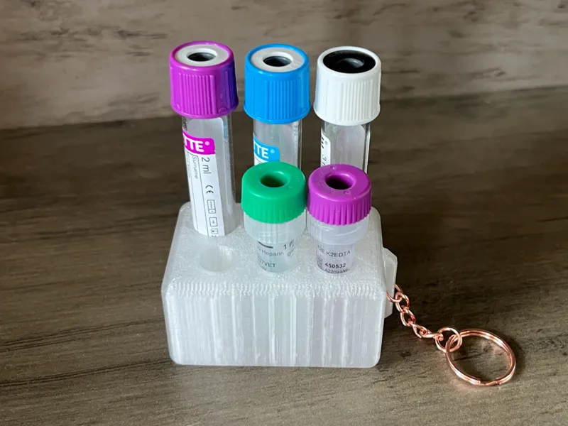 Sample Tube Keychain