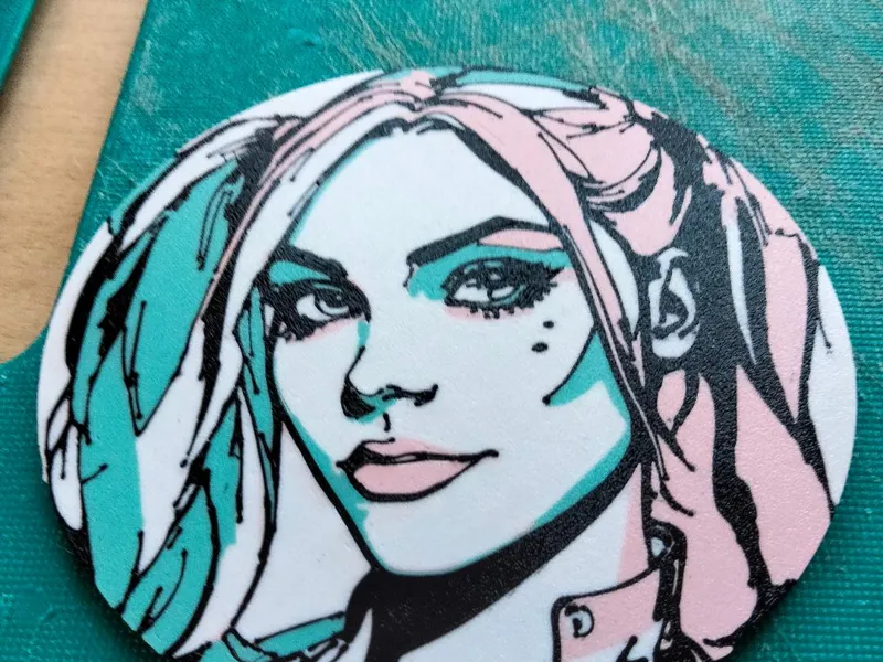 Harley Quinn coaster