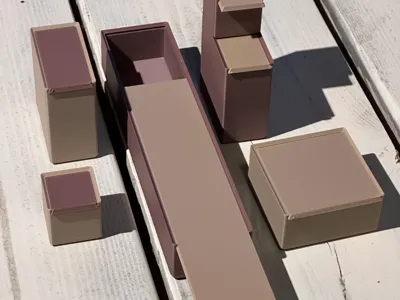 Parametric thin walled storage box