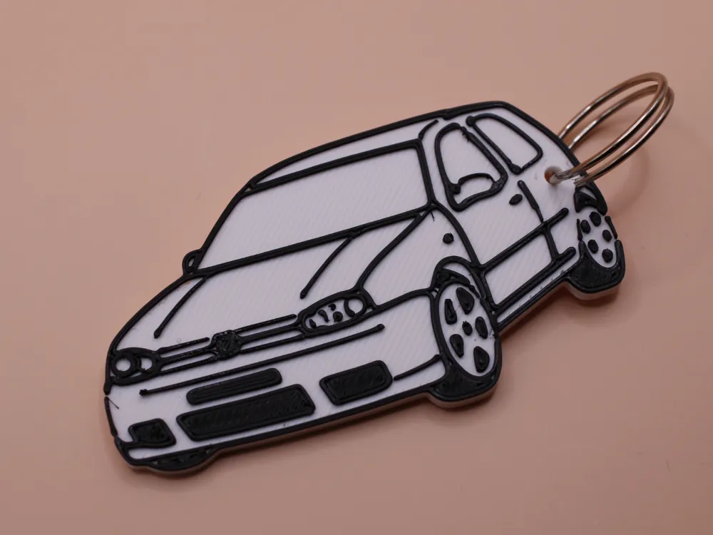 Golf R Keychain Ess Tuning Car keychain VW golf 4 r32 by Vize3Dtisku - MakerWorld