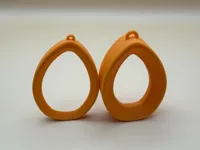 Ostereianhänger "Dünn" mit Öse