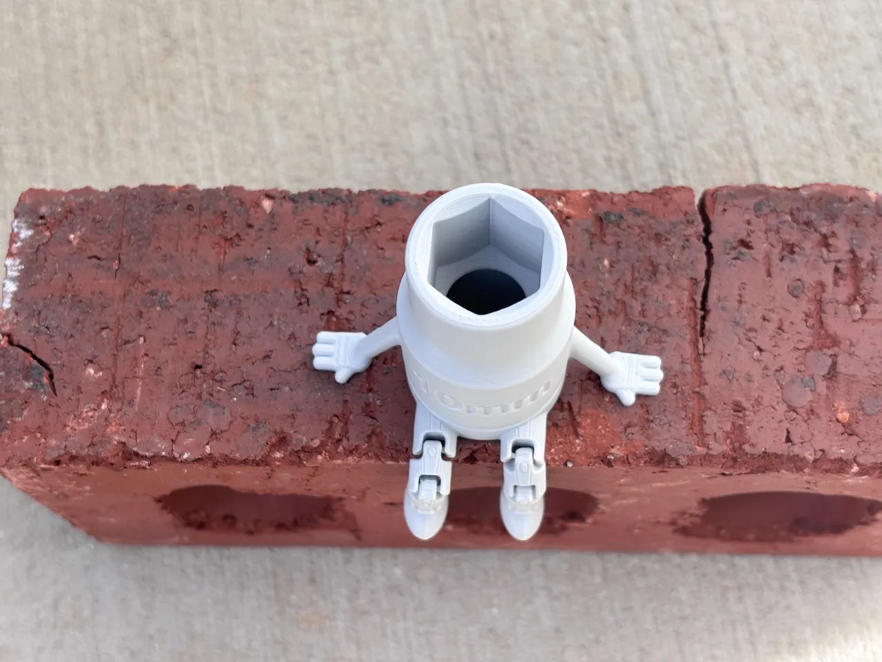 10mm Socket with articulated legs view 3