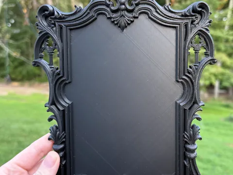 Marco decorativo: Gothic Style Rectangle Frame — referencia de MakerWorld