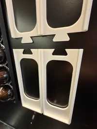 Double 5 capsules holder - Rectangular path (A1 mini)