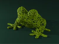 Grenouille motif voronoï — photo 1