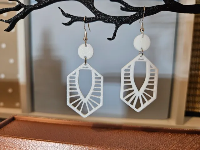 Boucles d'oreilles style Azteque