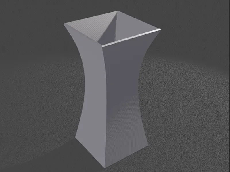 square vase