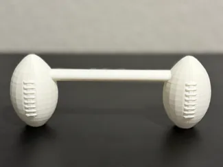 Football Tumbler Handle Designed for Epoxy Tumbler