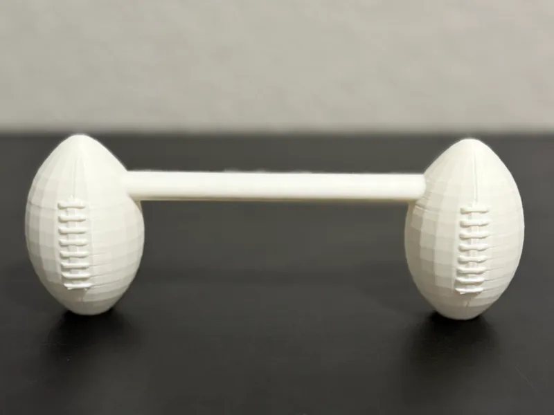 Football Tumbler Handle Designed for Epoxy Tumbler