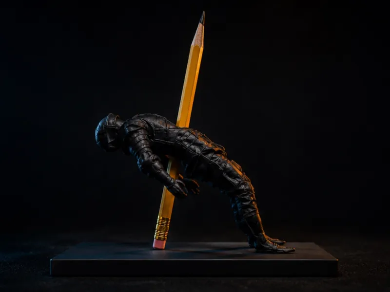 Knight Pen Holder