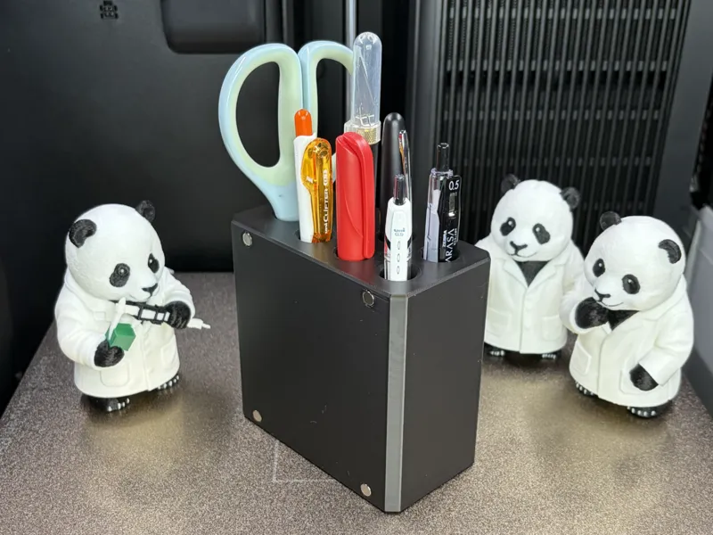 Magnetic Pen & Tool Stand for Desk Organizer