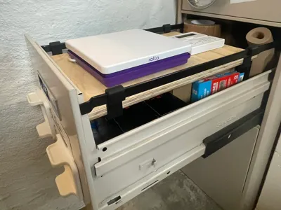 Filing cabinet brackets