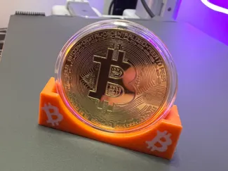 Bitcoin Holder with Logo AMS Bitcoin Halter