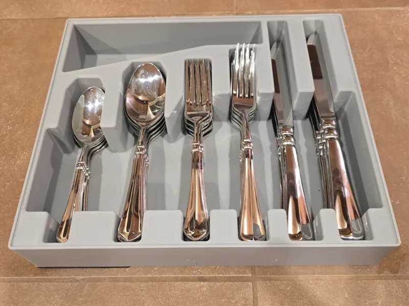 Gridfinity Kitchen Silverware Holder