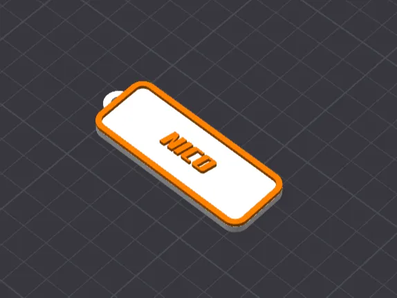 Keychain name NICO