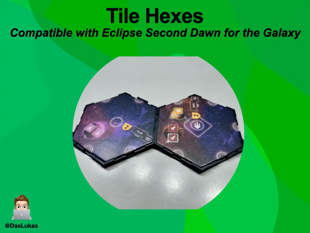 Rangement hexagonal pour jeu Eclipse