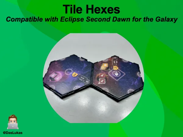 Rangement hexagonal pour jeu Eclipse