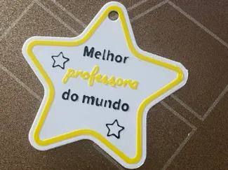 Porta-chaves melhor professora