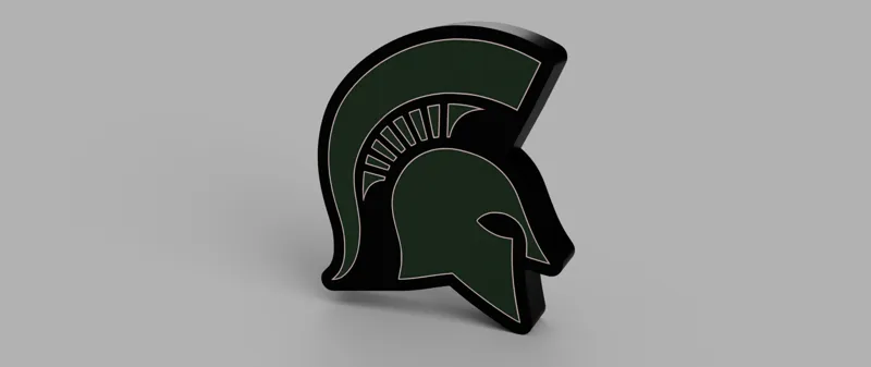 Michigan State Spartans LightBox Sign