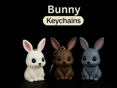 Rabbit as a keychain decoration