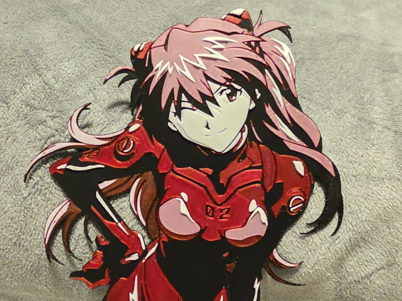 [Neon Genesis Evangelion] Asuka HueForge