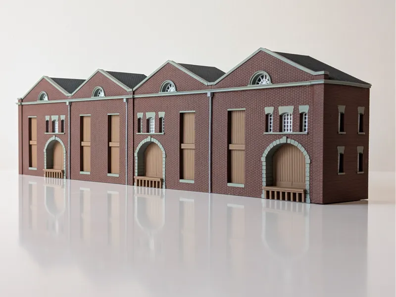 Warehouse 1830 échelles H0 et 00 (1/76 et 1/87)