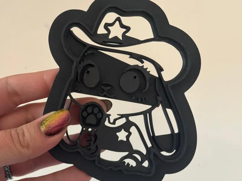 Cute Police Bunny Cookie Cutter