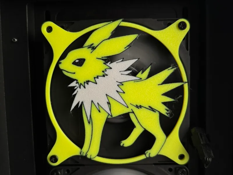 Jolteon PC Fan cover 120mm (4 color/one AMS)