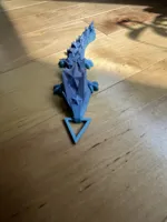 Porte-clés dragon étoile filante articulé — photo 3