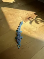 Porte-clés dragon étoile filante articulé — photo 4