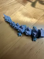 Porte-clés dragon étoile filante articulé — photo 7