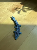 Porte-clés dragon étoile filante articulé — photo 6