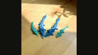 Porte-clés dragon étoile filante articulé — photo 1