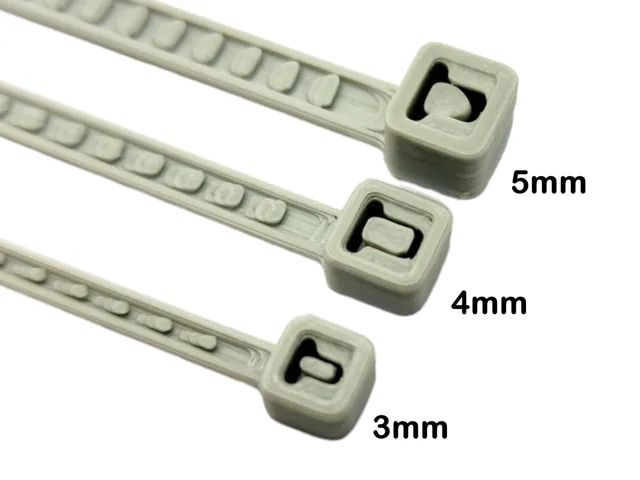 UltraLock Zip Ties - 3D Print Optimized