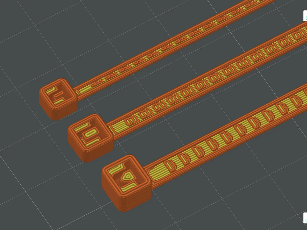UltraLock Zip Ties - 3D Print Optimized view 2