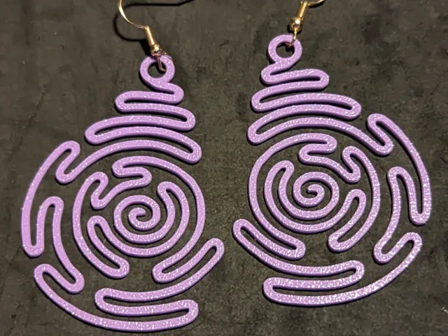 Elegant Earrings - Quick Gift & Print - Model #05
