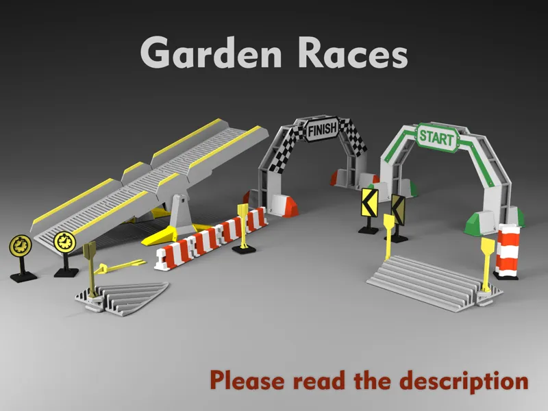 Garden Races - Race Track Elements
