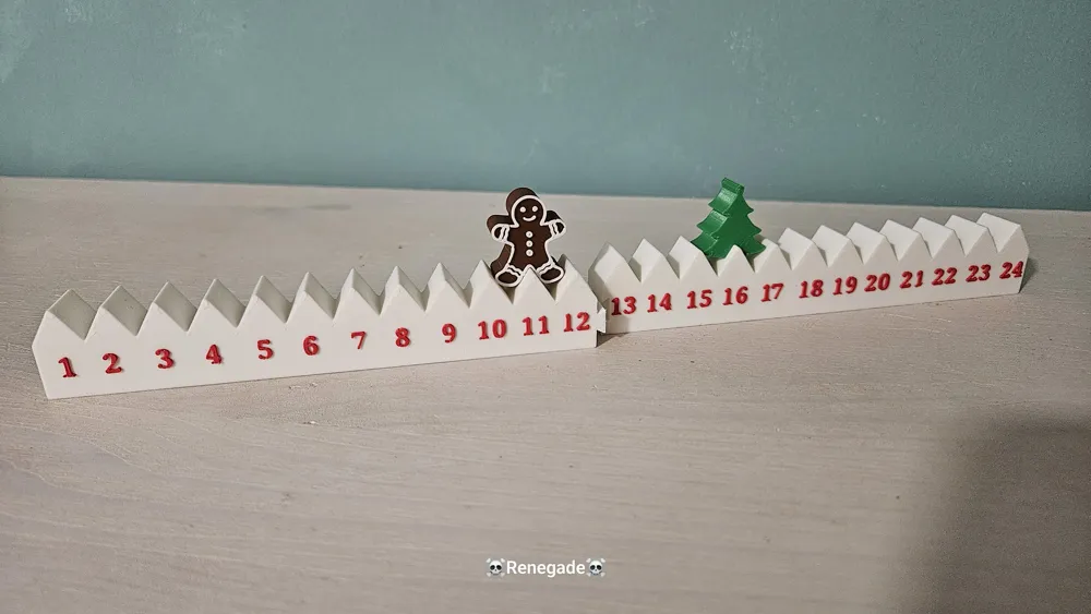 Advent calendar ,Countdown by renex1 MakerWorld: Download Free 3D Models