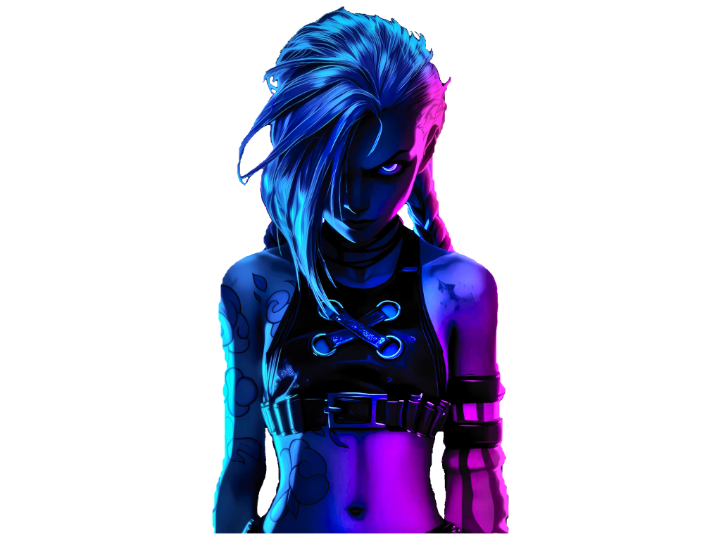 Jinx Cutout - Hueforge