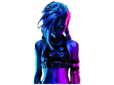 Jinx Cutout - Hueforge