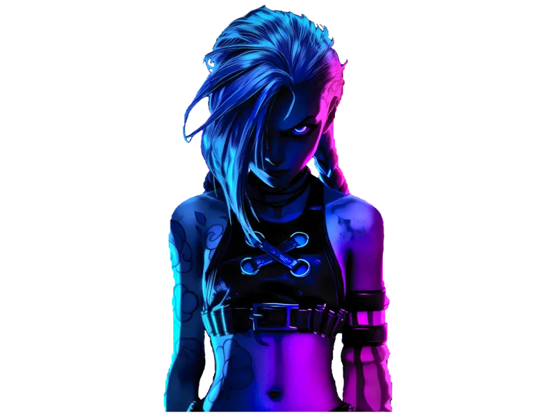 Jinx Cutout - Hueforge