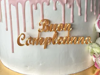 Scritta Frontale ''Buon Compleanno''
