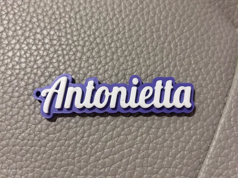 Antonietta name keychain
