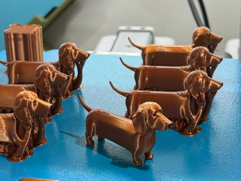 3D Printed Mini Dachshund Dog